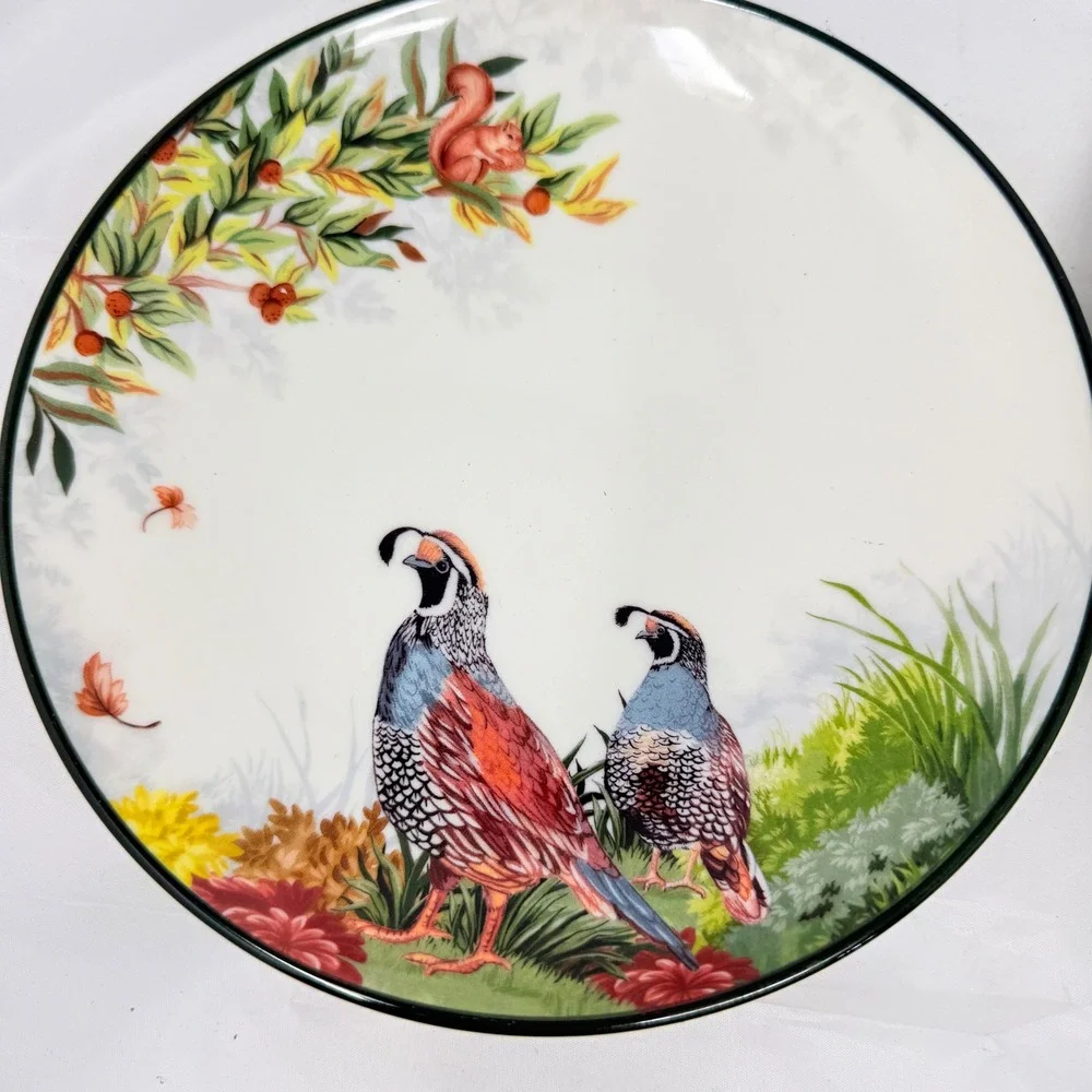 Pottery Barn Fantastical Forest Salad Plates Set of 2